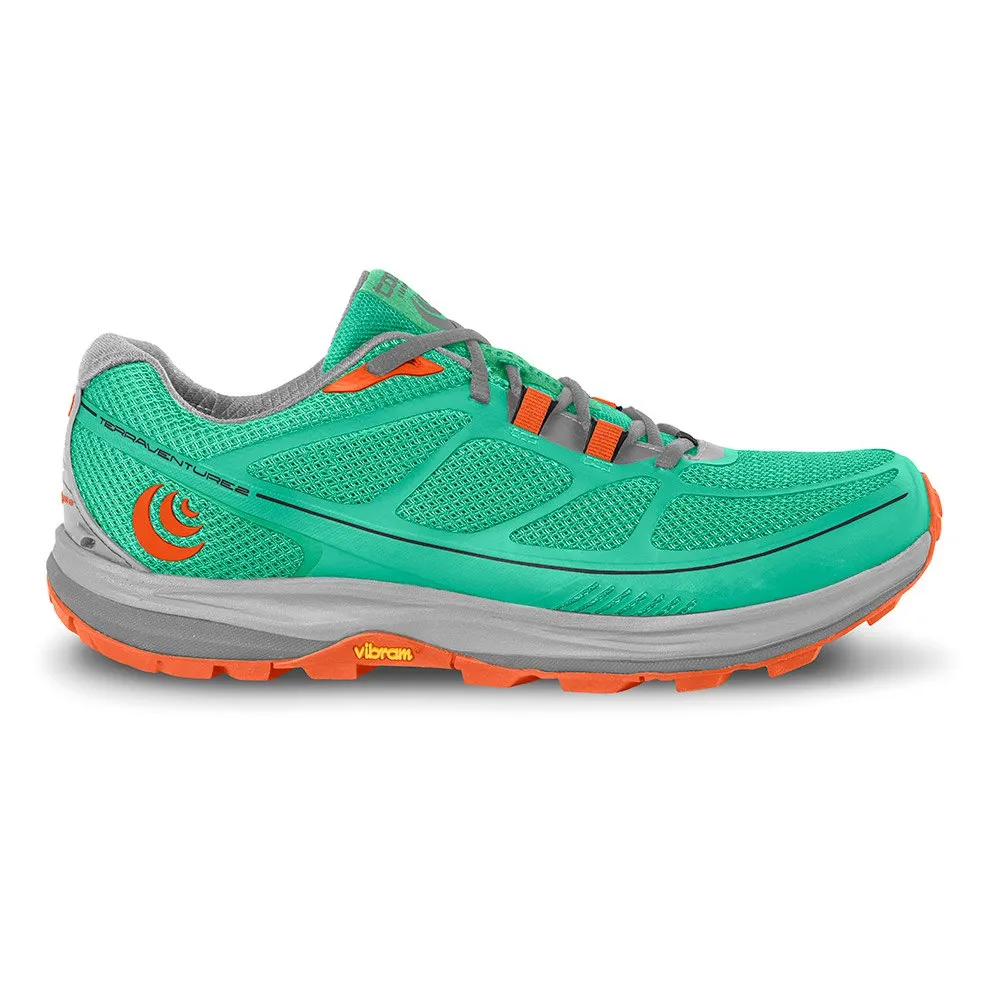 Topo Athletic Terraventure 2 Trailrunning-schuhe female, Mint / tangerine Topo Athletic Terraventure 2 Trailrunning-schuhe female, Mint / tangerine