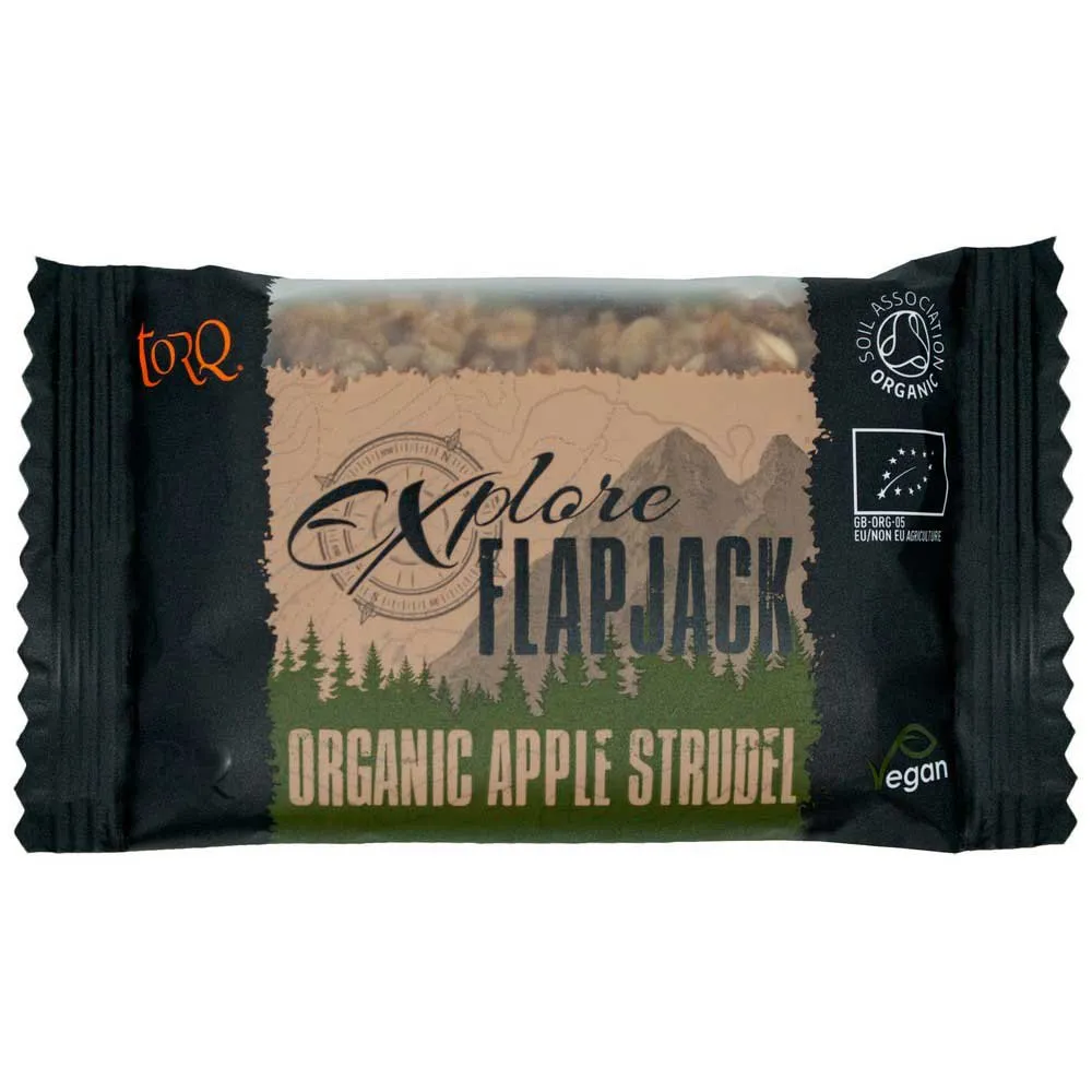 Torq Entdecke Die Flapjack Bio-energieriegel-box Apfelstrudel 65g 20 Einheiten, One size