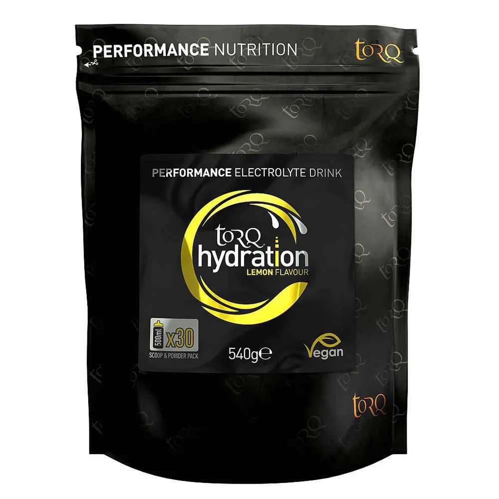 Torq Hydration Zitrone 540g, Black, One Size Torq Hydration Zitrone 540g, Black, One Size
