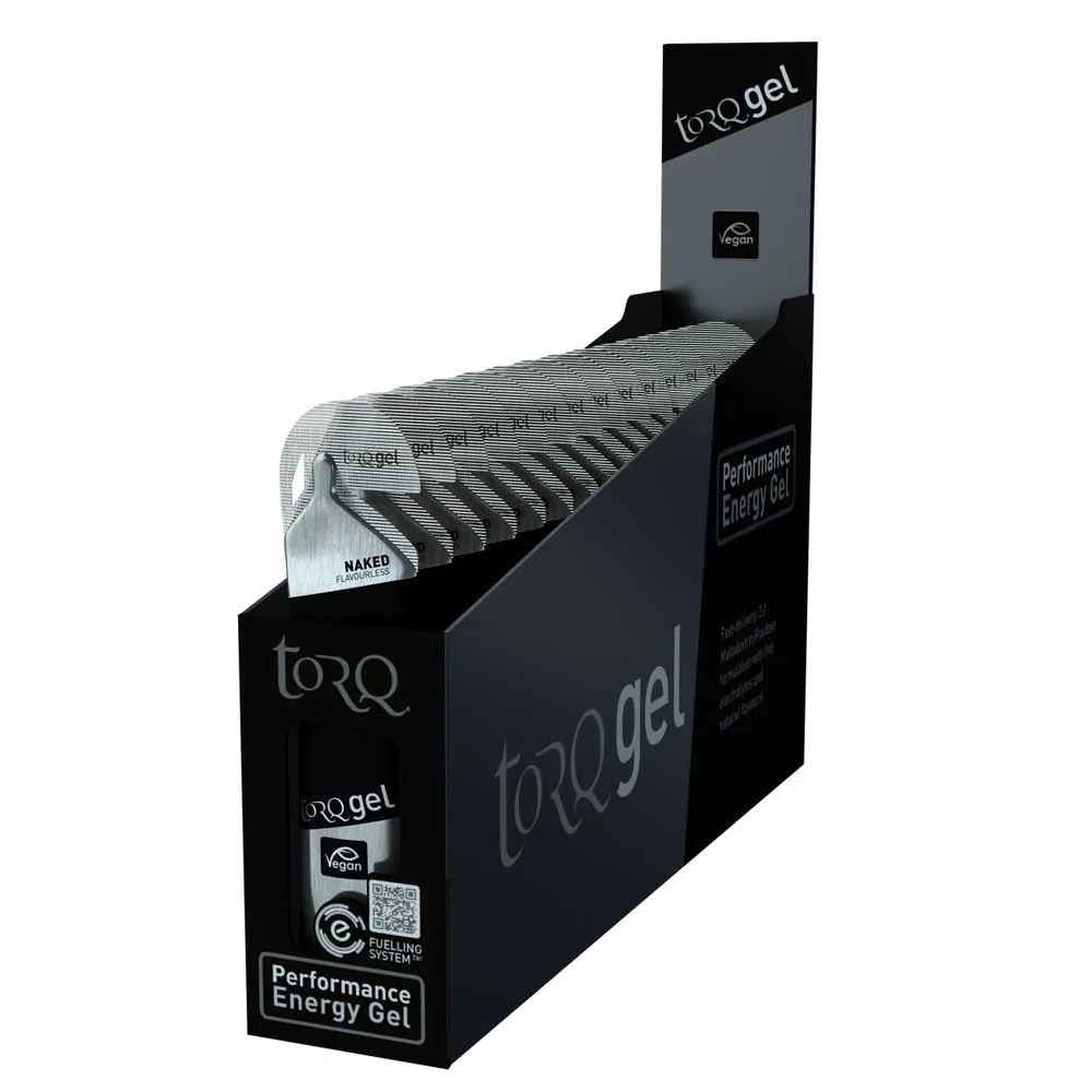 Torq Naked Schachtel Mit Energiegelen 45g 15 Einheiten, Black, One Size Torq Naked Schachtel Mit Energiegelen 45g 15 Einheiten, Black, One Size