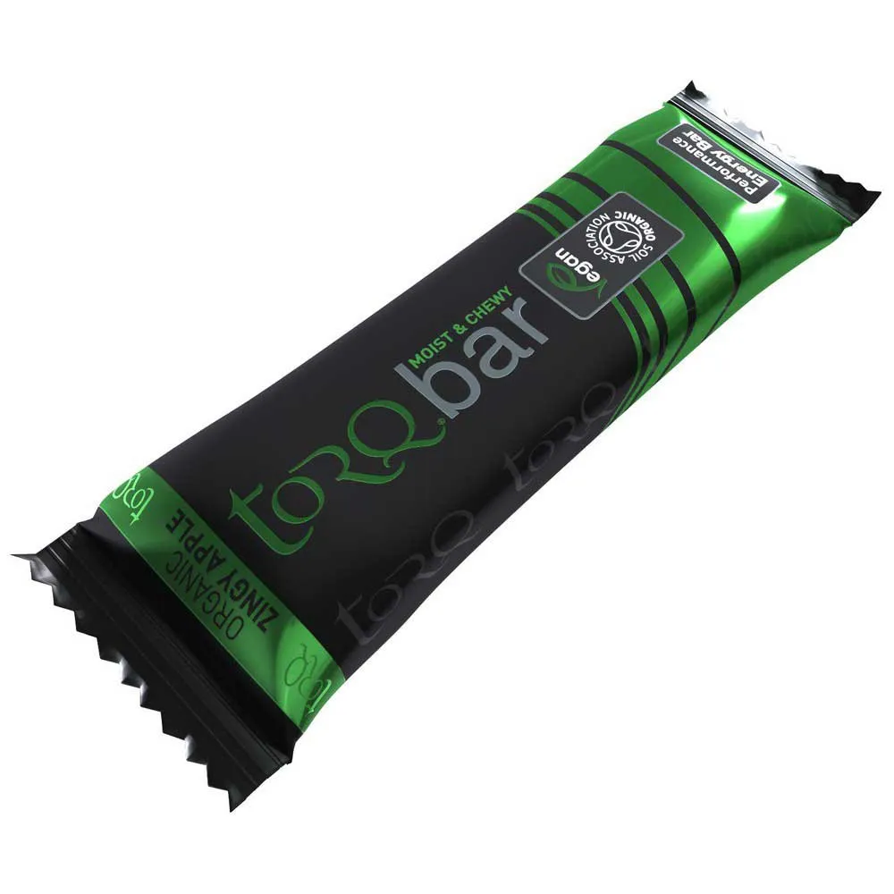Torq Schachtel Mit Bio-energieriegeln Spritziger Apfel 45g 15 Einheiten, Black, One Size