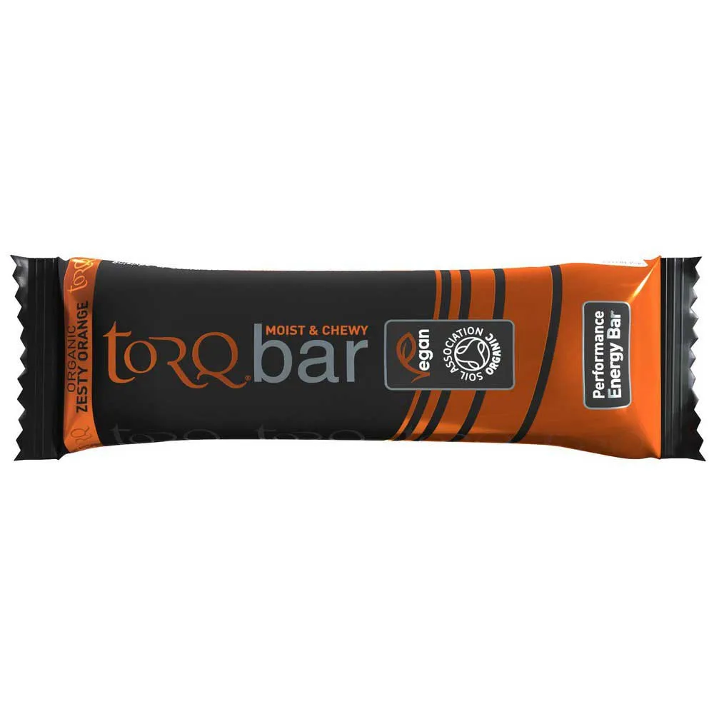 Torq Schachtel Mit Bio-energieriegeln Würzige Orange 45g 15 Einheiten, Black, One Size