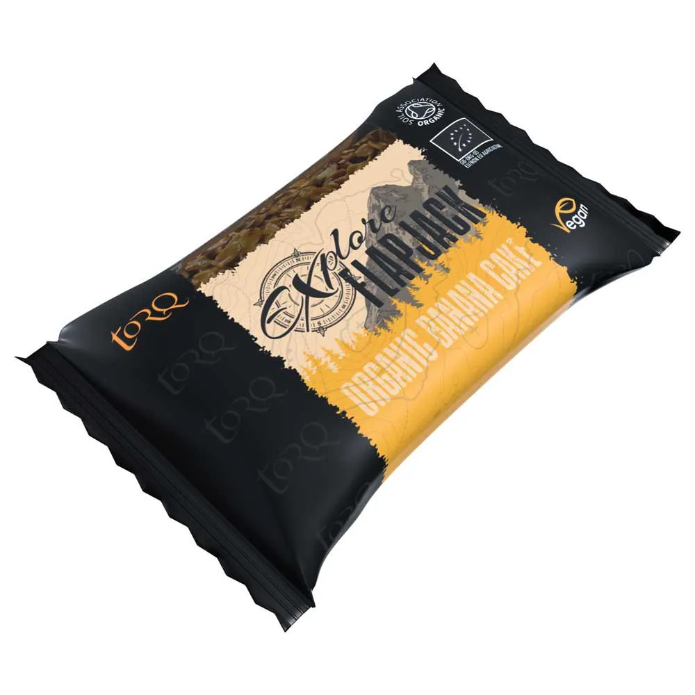 Torq Schachtel Mit Bio-haferflockenkuchen-energieriegeln Bakewell Scheibe Kirsche 65g 20 Einheiten, Black, One Size