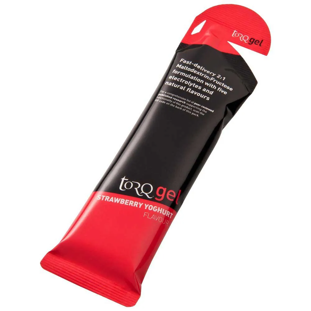 Torq Schachtel Mit Energiegelen Erdbeerjoghurt 45g 15 Einheiten, One size Torq Schachtel Mit Energiegelen Erdbeerjoghurt 45g 15 Einheiten, One size