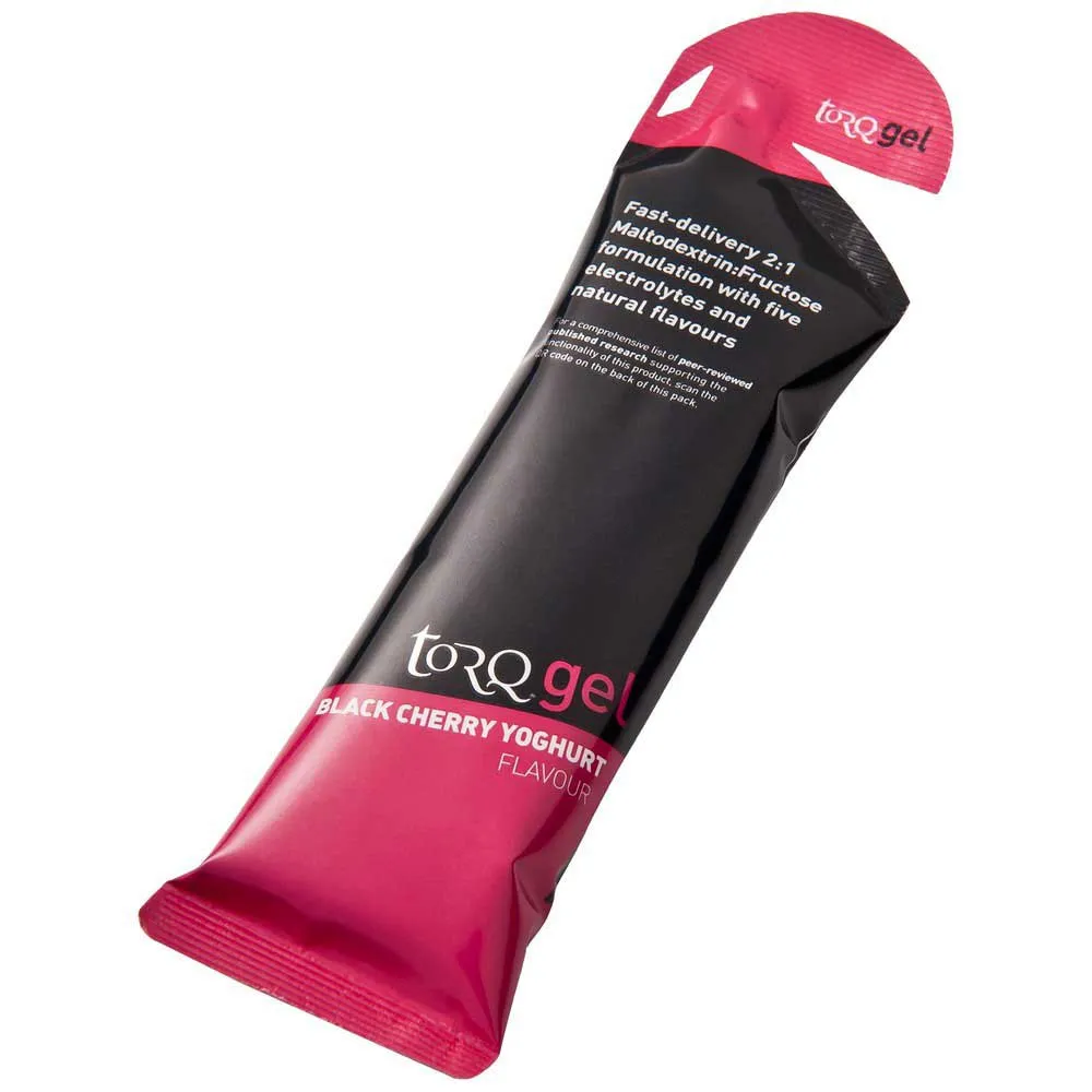 Torq Schachtel Mit Energiegelen Schwarzer Kirsch Joghurt 45g 15 Einheiten, One size Torq Schachtel Mit Energiegelen Schwarzer Kirsch Joghurt 45g 15 Einheiten, One size