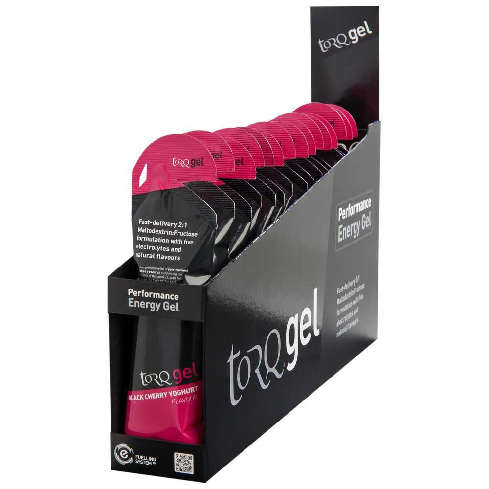 Torq Schachtel Mit Energiegelen Schwarzer Kirsch Joghurt 45g 15 Einheiten, One size Torq Schachtel Mit Energiegelen Schwarzer Kirsch Joghurt 45g 15 Einheiten, One size