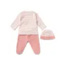 Tous Classic Langarm-set, Pink, 3MON
