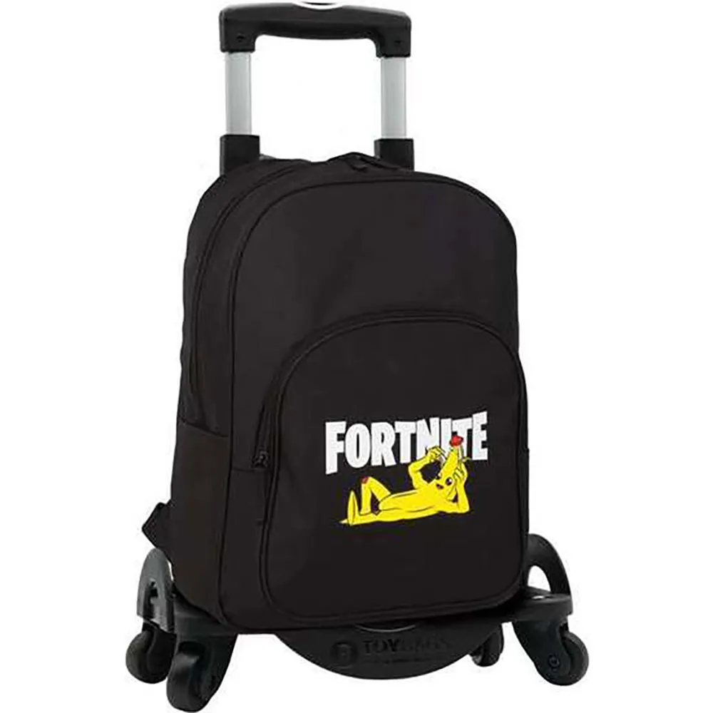 Toybags Fortnite Crazy Banana Anpassbarer Doppelrucksack Mit Trolley 41x30.5x12 Cm, Multicolor