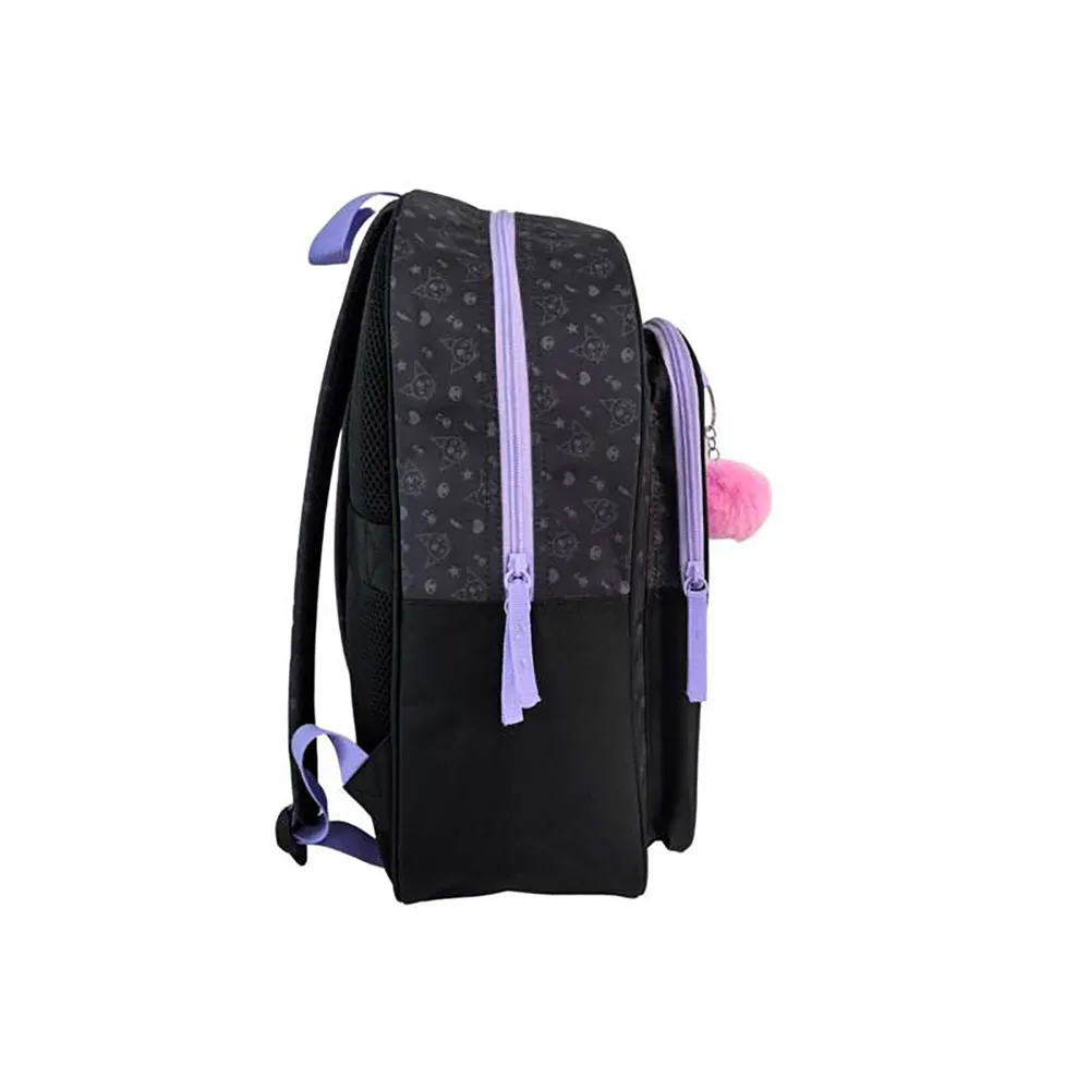 Toybags Kuromi Grundschule Doppel-fach Rucksack Trolley-fähig, Multicolor Toybags Kuromi Grundschule Doppel-fach Rucksack Trolley-fähig, Multicolor
