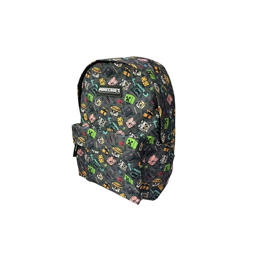 Toybags Minecraft Pixel 25 Auto-adaptierbarer Gepolsterter Rucksack, Multicolor Toybags Minecraft Pixel 25 Auto-adaptierbarer Gepolsterter Rucksack, Multicolor