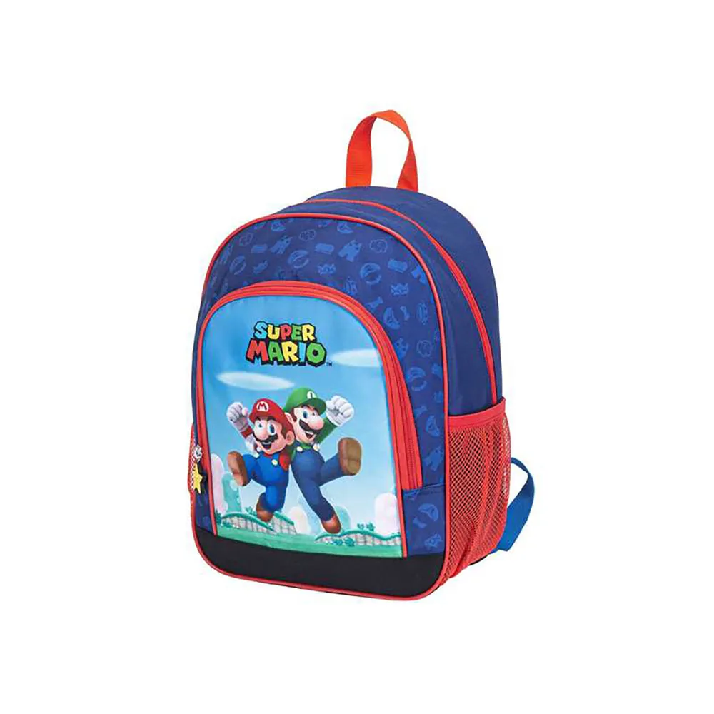Toybags Super Mario 2 Seitentaschen Rucksack, Multicolor Toybags Super Mario 2 Seitentaschen Rucksack, Multicolor