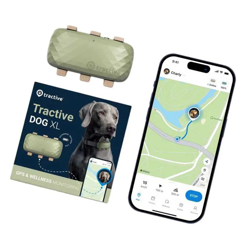 Tractive Dog Xl Gps-lokalisierer, Green, One Size Tractive Dog Xl Gps-lokalisierer, Green, One Size