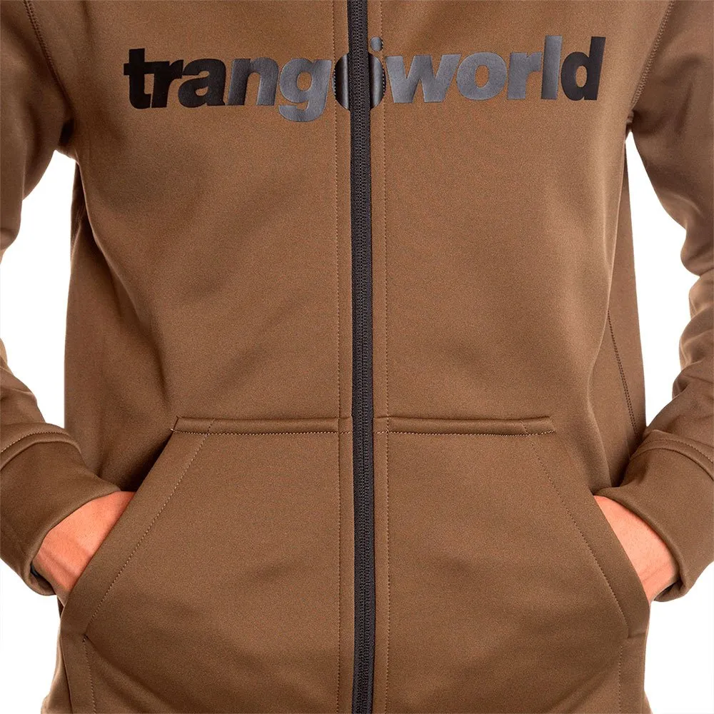 Trango Ripon Reißverschlusspullover, Brown / black Trango Ripon Reißverschlusspullover, Brown / black