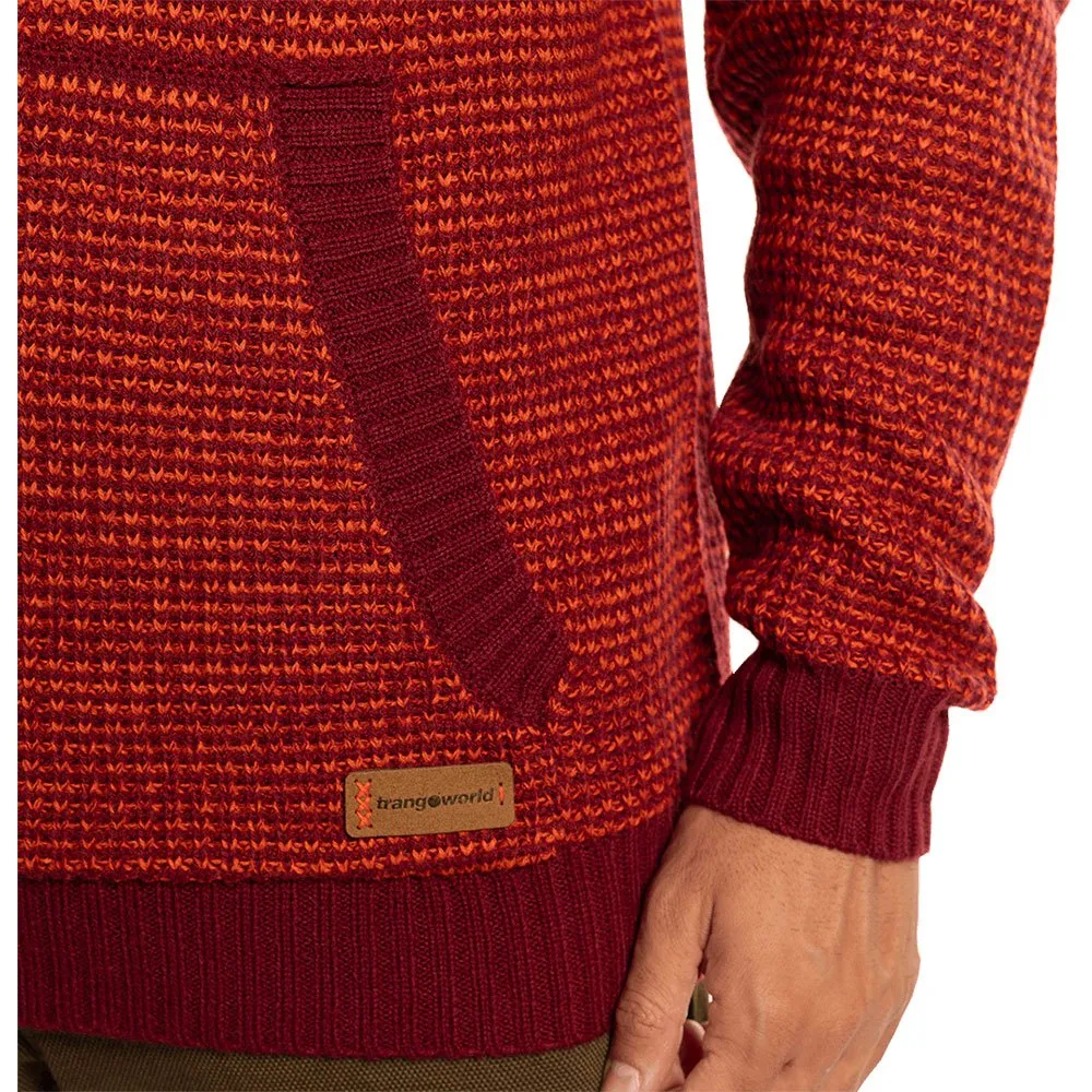 Trango Toscarri Reißverschlusspullover, Cabernet / red orange Trango Toscarri Reißverschlusspullover, Cabernet / red orange