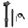 TranzX Internal Cable 90 Mm Teleskop-sattelstütze, Black, 287-377mm, 27.2mm