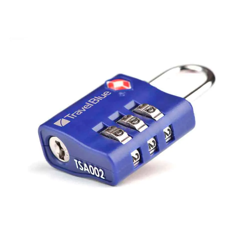 Travel Blue Tsa-zugelassenes Kofferschloss Mit 3-stelliger Zahlenkombination 2er-pack, Mix