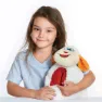 Travel Blue Wandelbares Schaf Junior Kissen, White