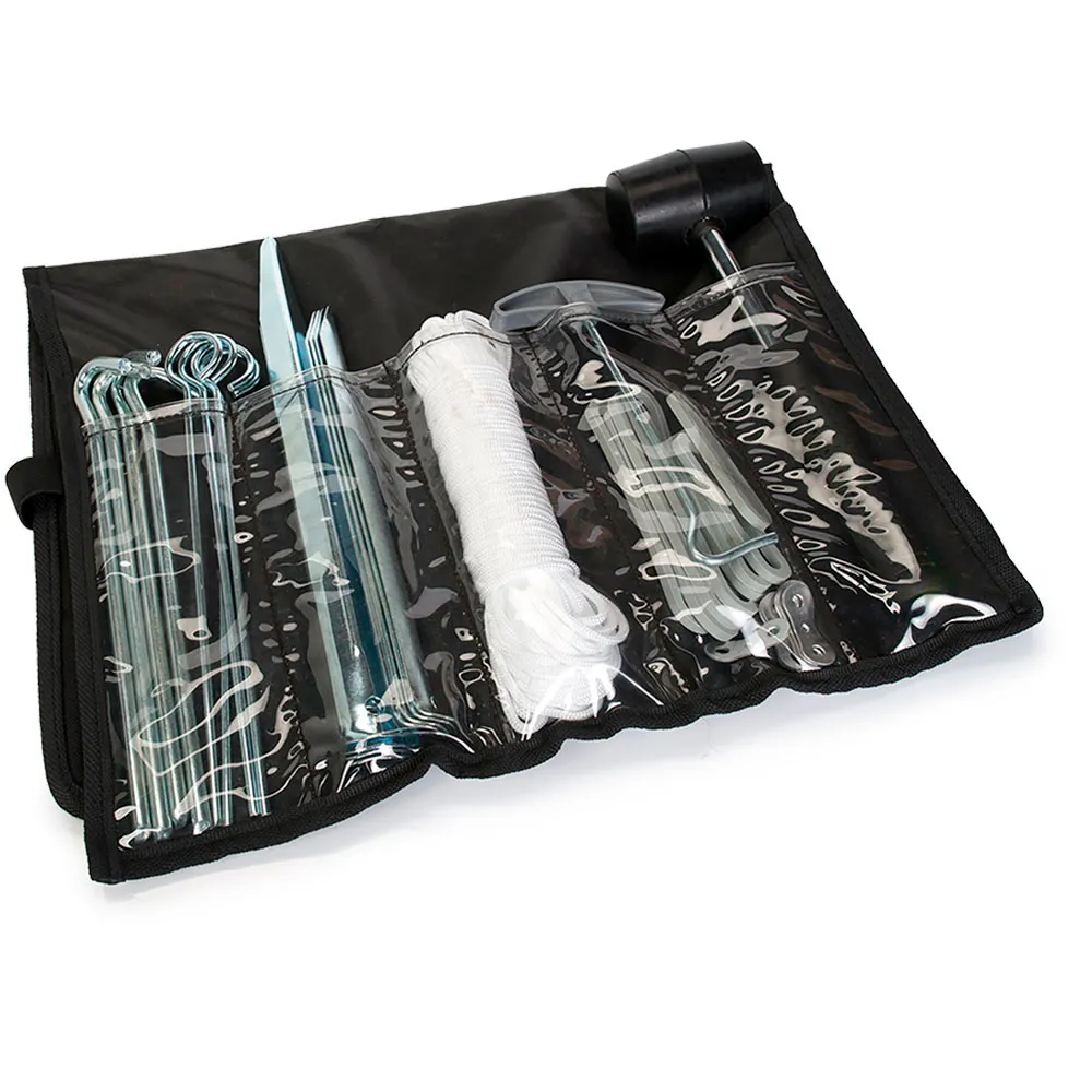 Travellife 34-teiliges Zeltzubehör-set, Black, One Size Travellife 34-teiliges Zeltzubehör-set, Black, One Size