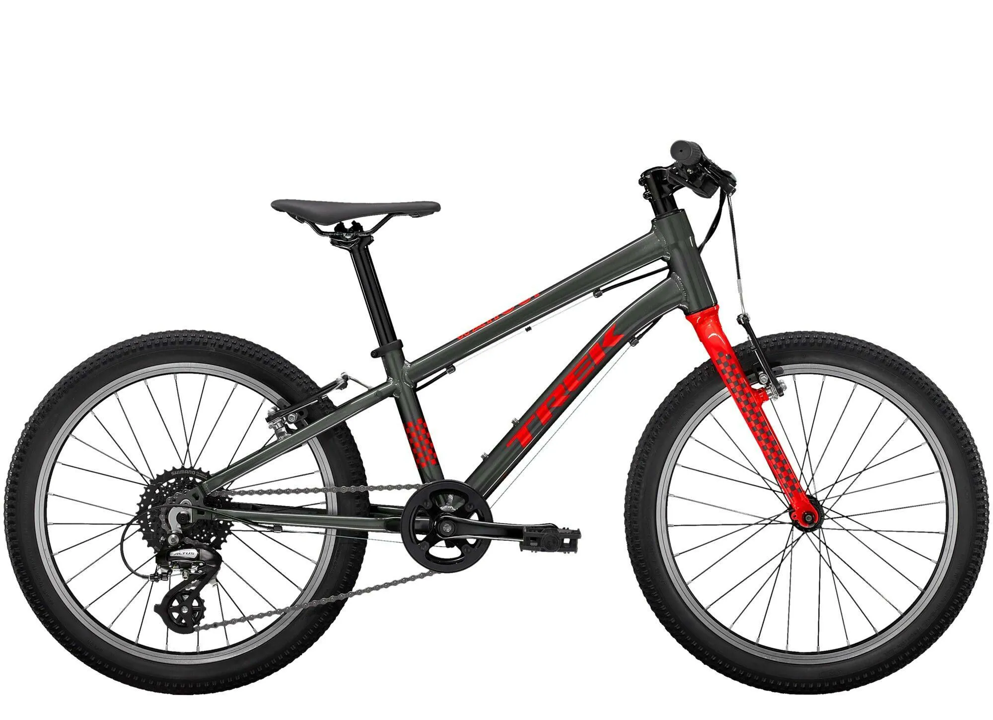 Trek Wahoo 20 Lithium Grey/Radioactive Red 20" Diamant, Hersteller-lithium grey/radioactive red Trek Wahoo 20 Lithium Grey/Radioactive Red 20" Diamant, Hersteller-lithium grey/radioactive red