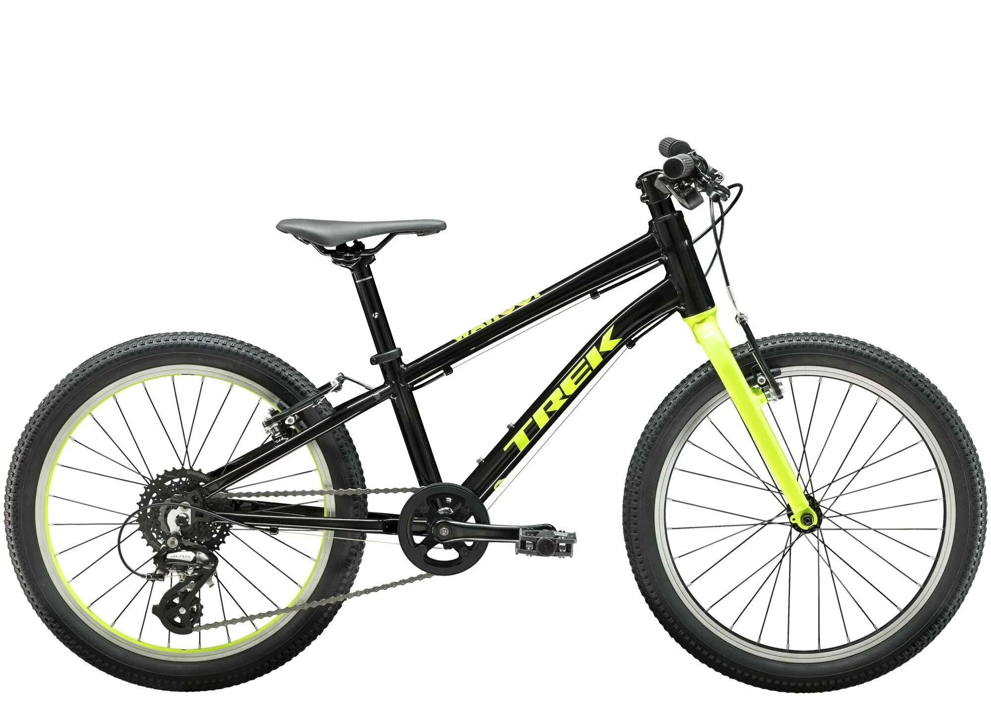 Trek Wahoo 20 Trek Black/Volt 20" Diamant, Hersteller-trek black/volt