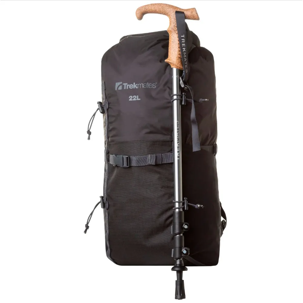 Trekmates Wanderer Lock Stöcke, Asphalt, 63.5-140cm Trekmates Wanderer Lock Stöcke, Asphalt, 63.5-140cm