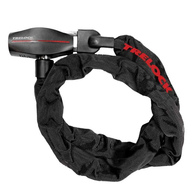 Trelock Bc 480 Kettenschloss, Black, 7 x 1700mm