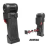 Trelock Fs580 Toro X-press Air Tag Faltschloss, Black, 900mm