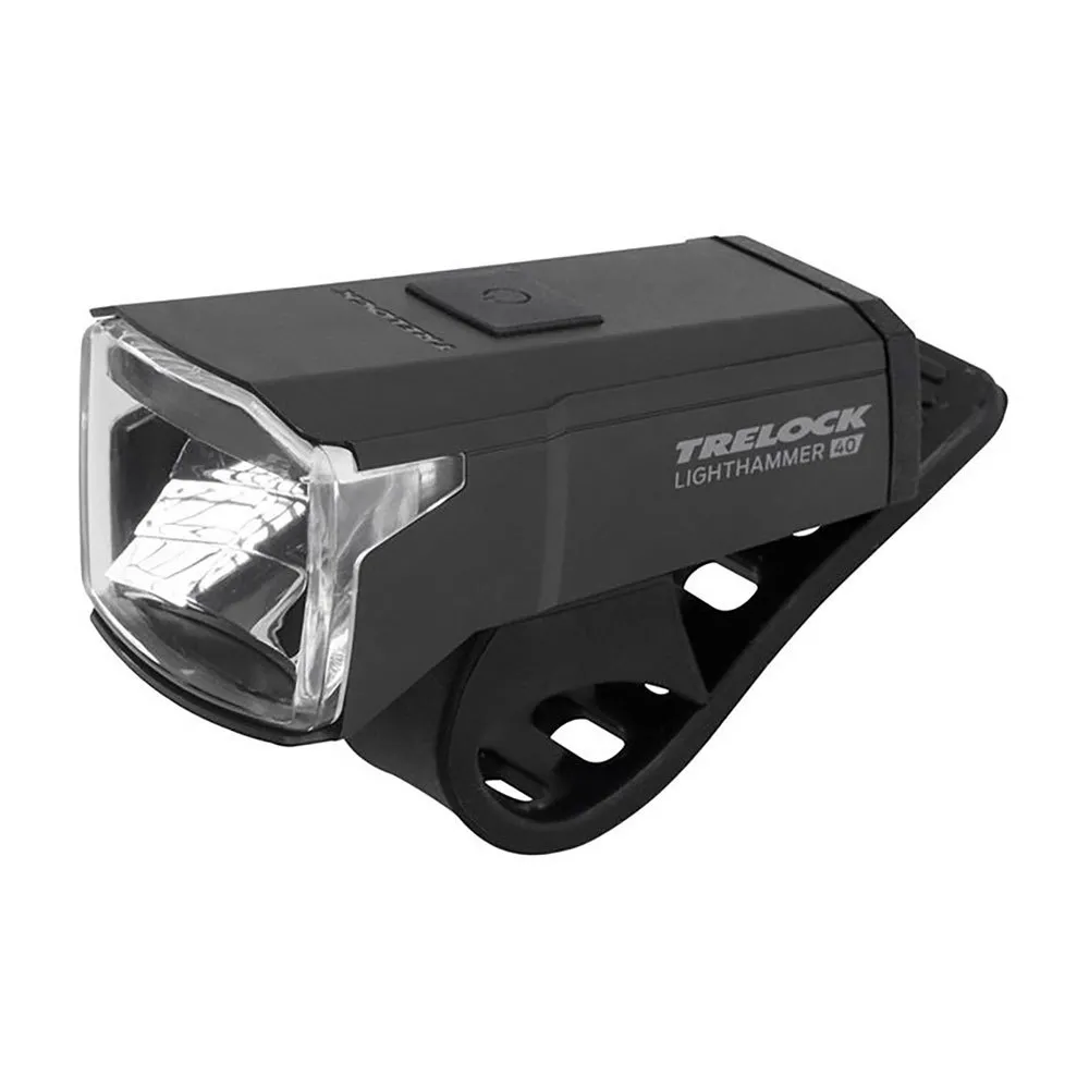 Trelock Ls440 Lighthammer 40 Lux Frontlicht, Black, One Size Trelock Ls440 Lighthammer 40 Lux Frontlicht, Black, One Size