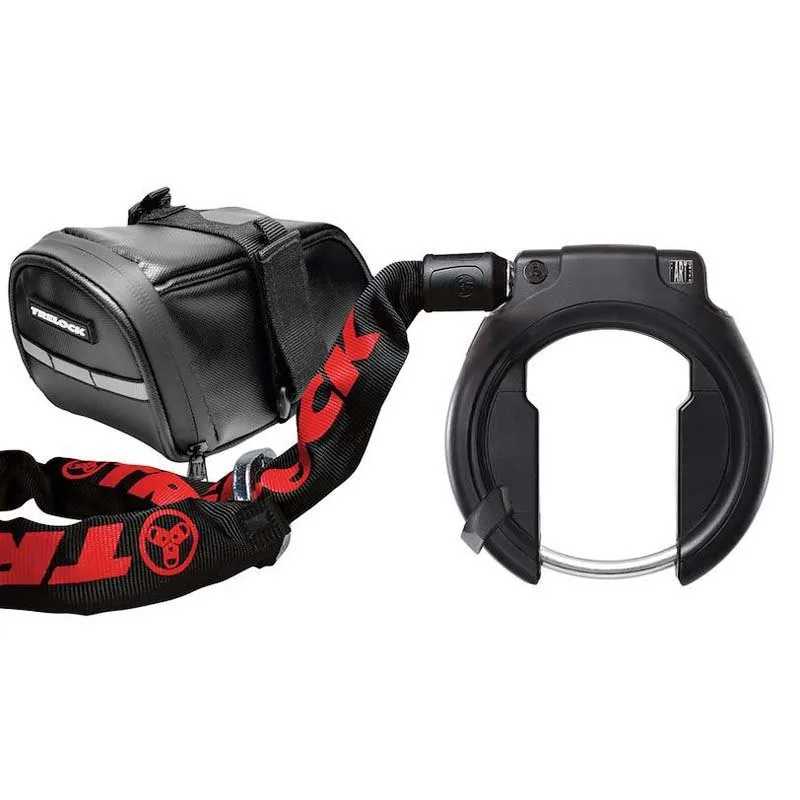 Trelock Rs 453 Az Standard Fahrradschloss Für Den Rahmen, Black / red, One Size Trelock Rs 453 Az Standard Fahrradschloss Für Den Rahmen, Black / red, One Size