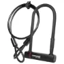 Trelock U4 Flex Bügelschloss, Black, 230 x 102 x 14mm