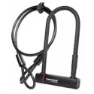 Trelock U4 Flex Bügelschloss, Black, 230 x 102 x 14mm
