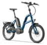 Trenoli BRENTA COMPACT Active Plus dark petrol matt 20" 500 Wh Wave, Blau, U