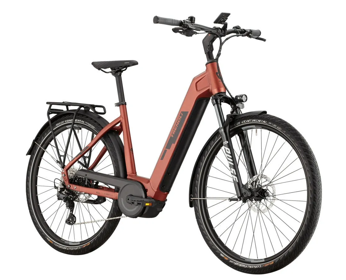 Trenoli TANARO CX Classico pearl coral red matt 28" 750 Wh Wave, Hersteller-pearl coral red matt, 55cm