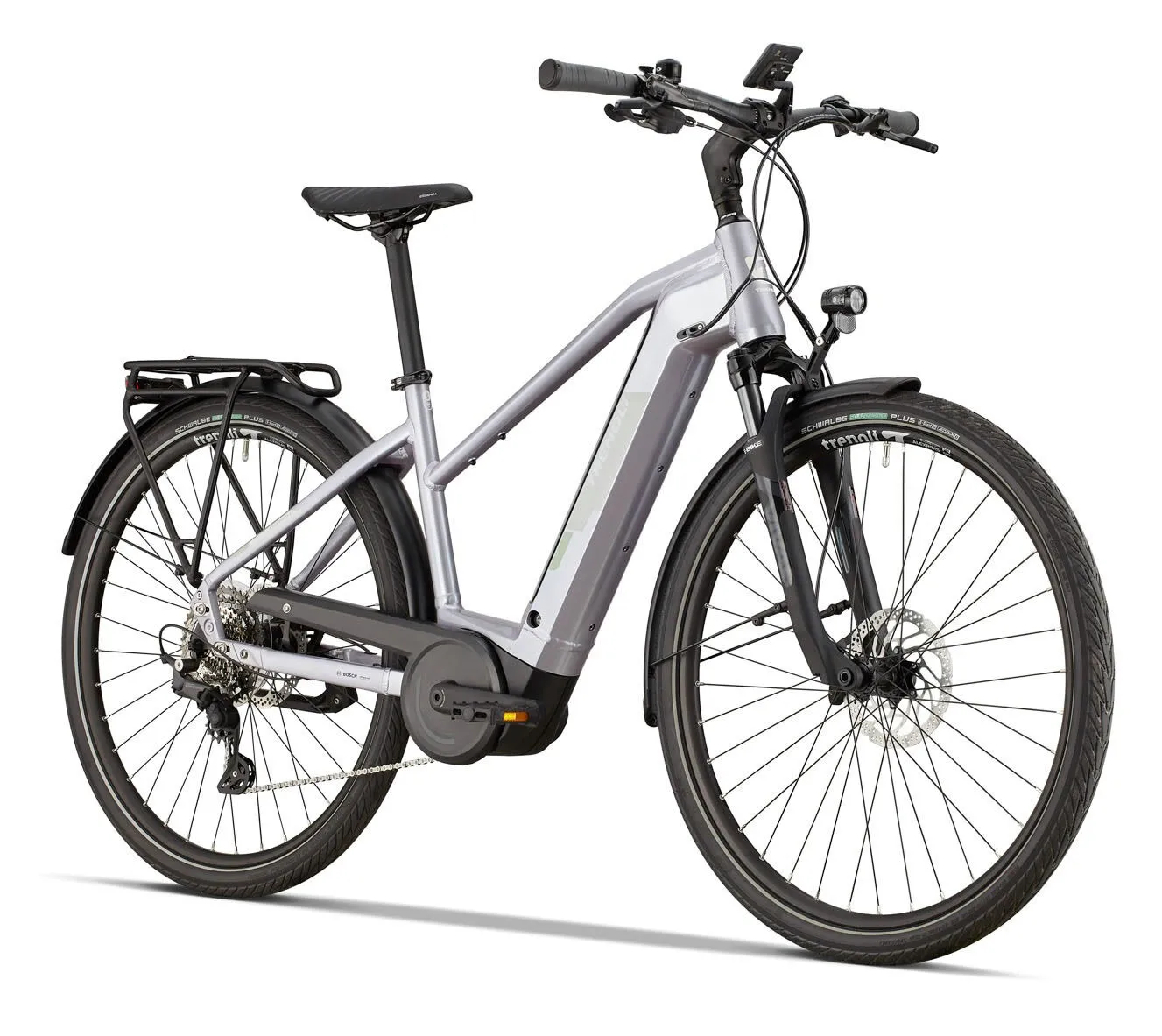 Trenoli TANARO Sportivo T Performance lilac silver glänzend 28" 625 Wh Trapez, Silber, 50cm Trenoli TANARO Sportivo T Performance lilac silver glänzend 28" 625 Wh Trapez, Silber, 50cm