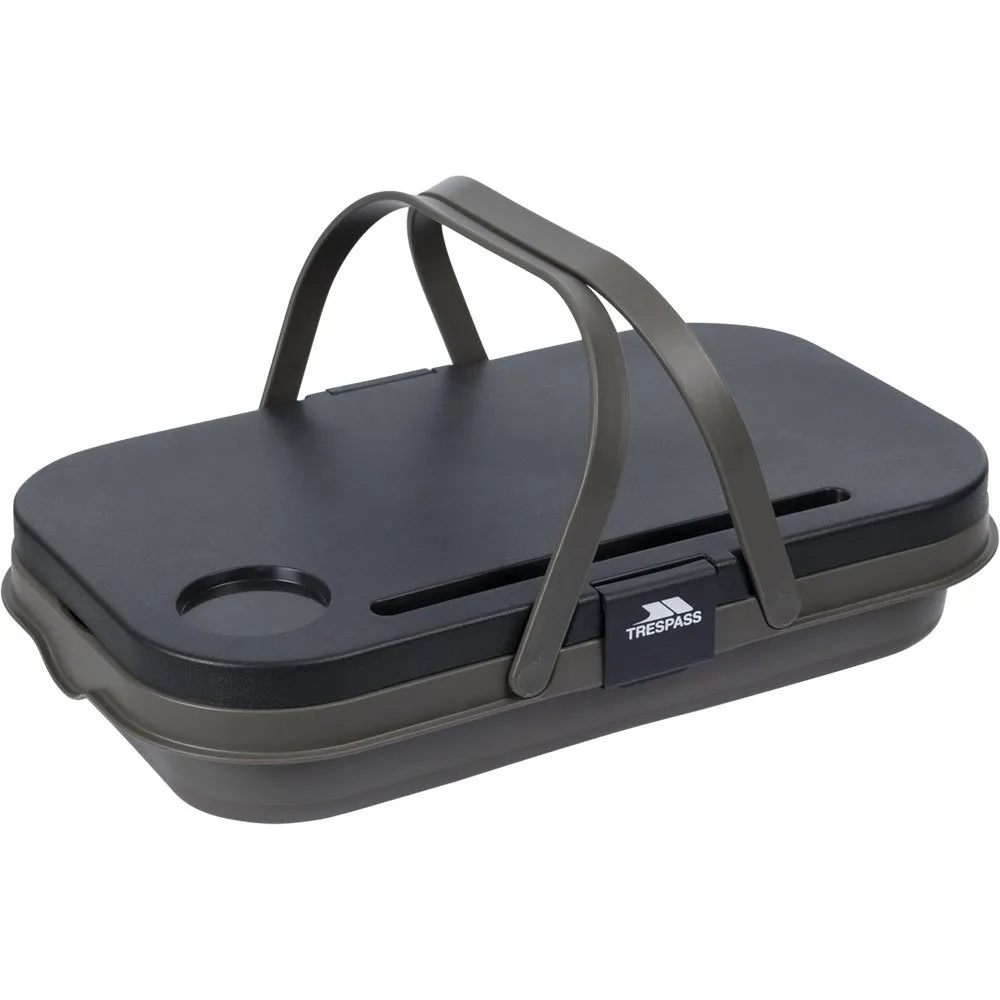 Trespass 2 In 1 Polam Tisch Und Korb, Olive, One Size