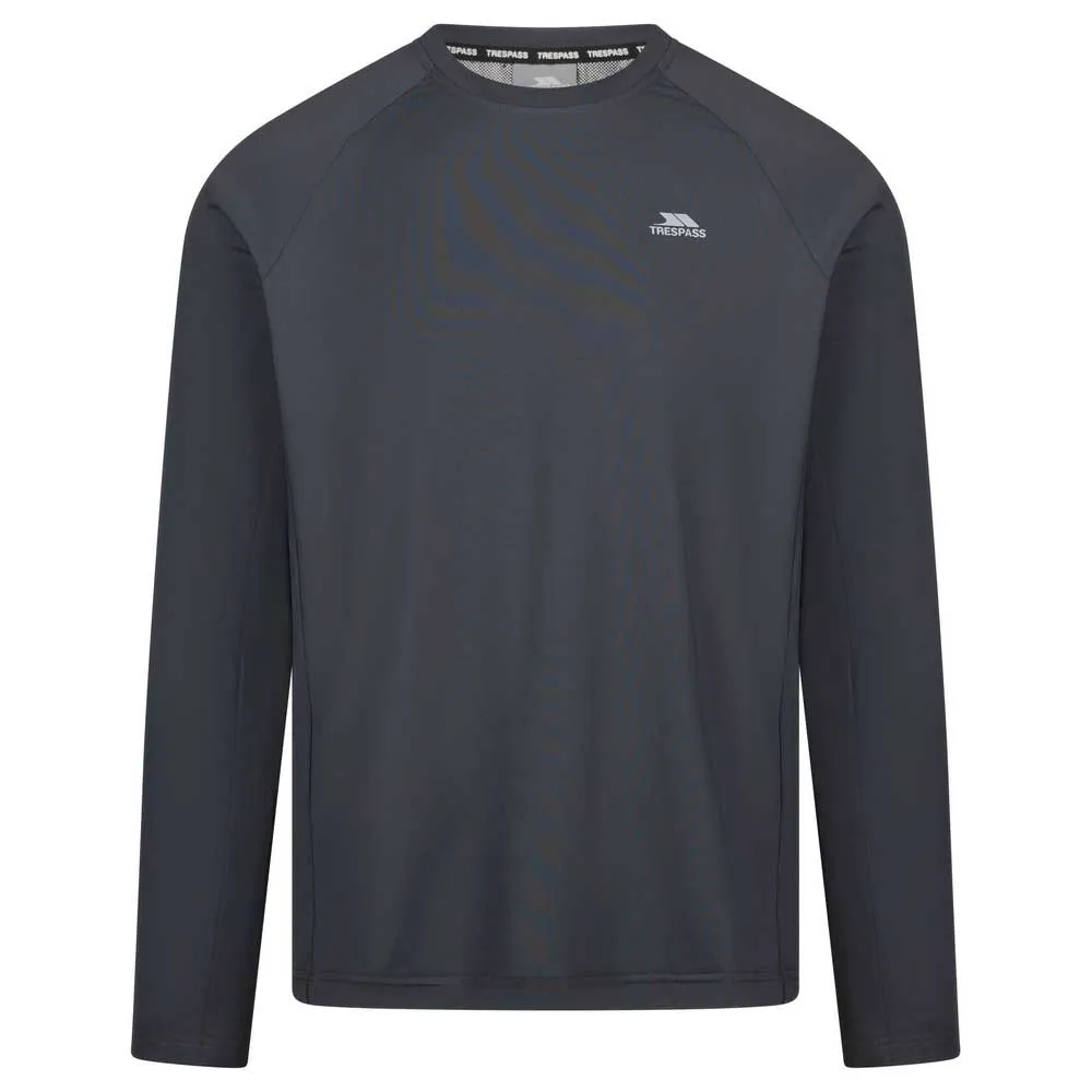 Trespass Alexei Langarm-t-shirt, Dark grey
