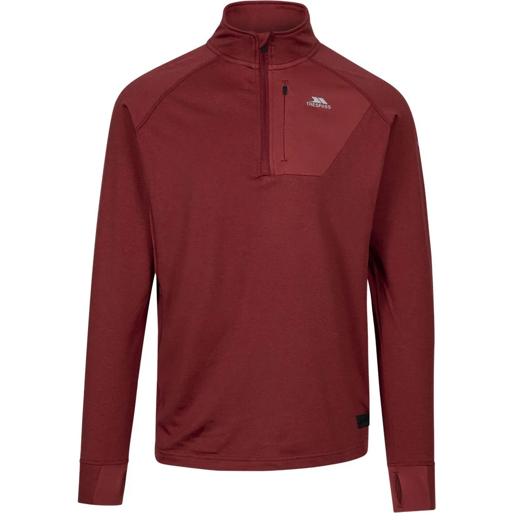Trespass Argan Fleece Mit Halbem Reißverschluss Trespass Argan Fleece Mit Halbem Reißverschluss