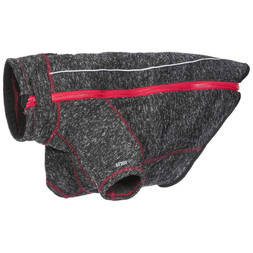 Trespass Boomer Fleece Hundejacke, Black melange x, L Trespass Boomer Fleece Hundejacke, Black melange x, L