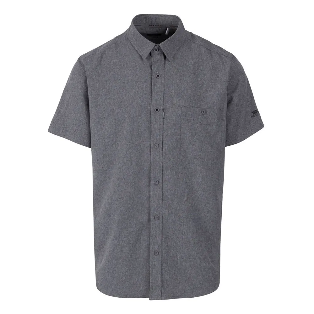 Trespass Capernwray Kurzarmhemd, Grey marl