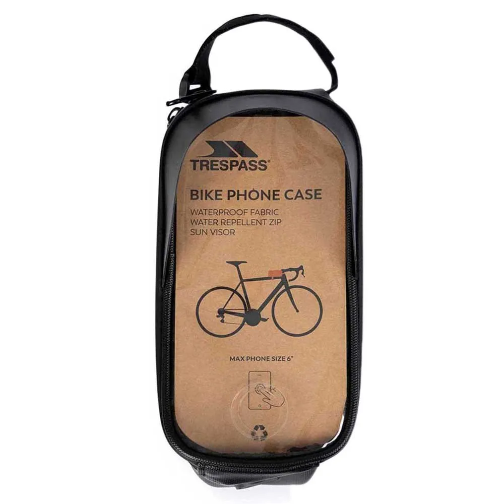 Trespass Cell Ride Oberrohrtasche, Black, One Size Trespass Cell Ride Oberrohrtasche, Black, One Size