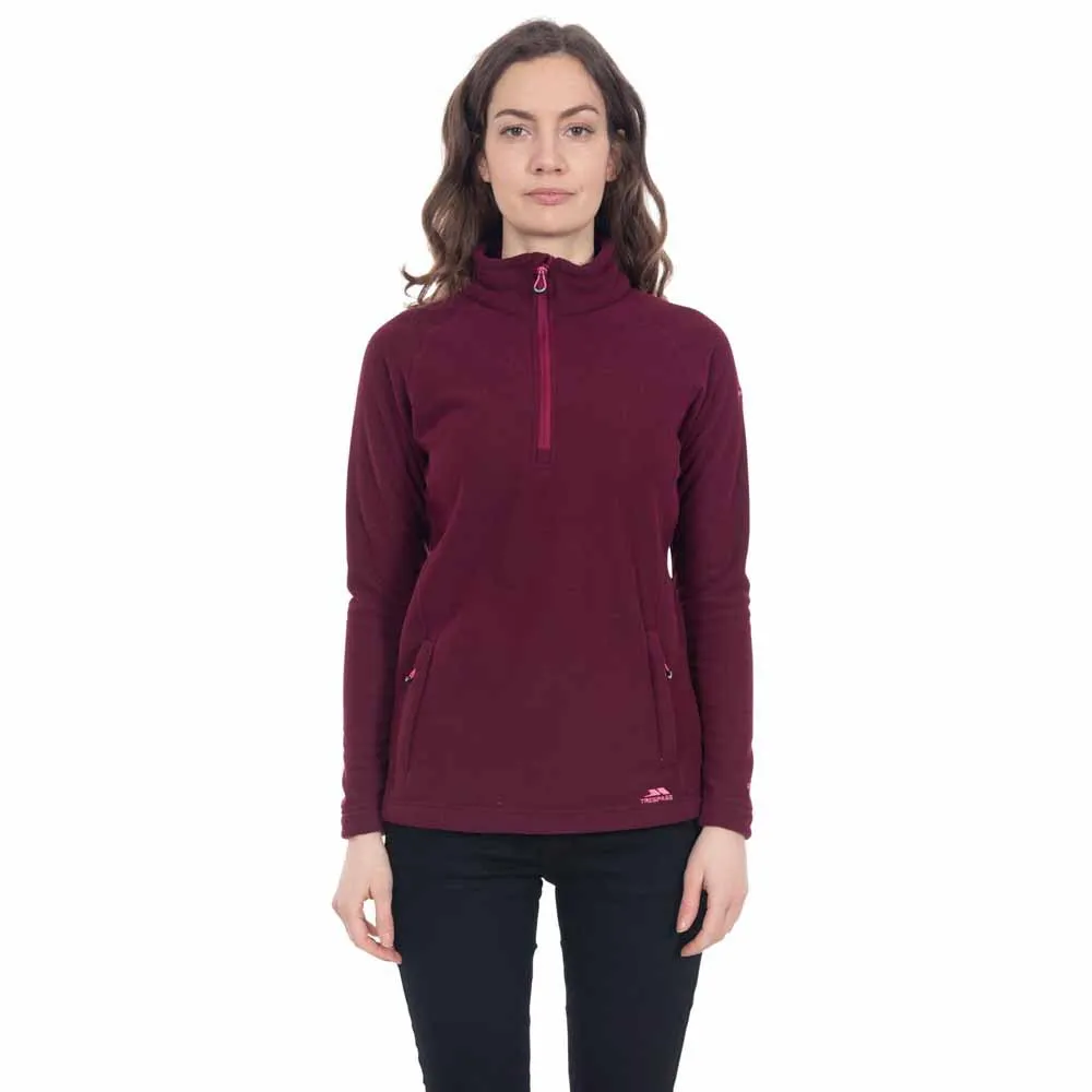 Trespass Commotion Fleece Mit Halbem Reißverschluss, Fig Trespass Commotion Fleece Mit Halbem Reißverschluss, Fig
