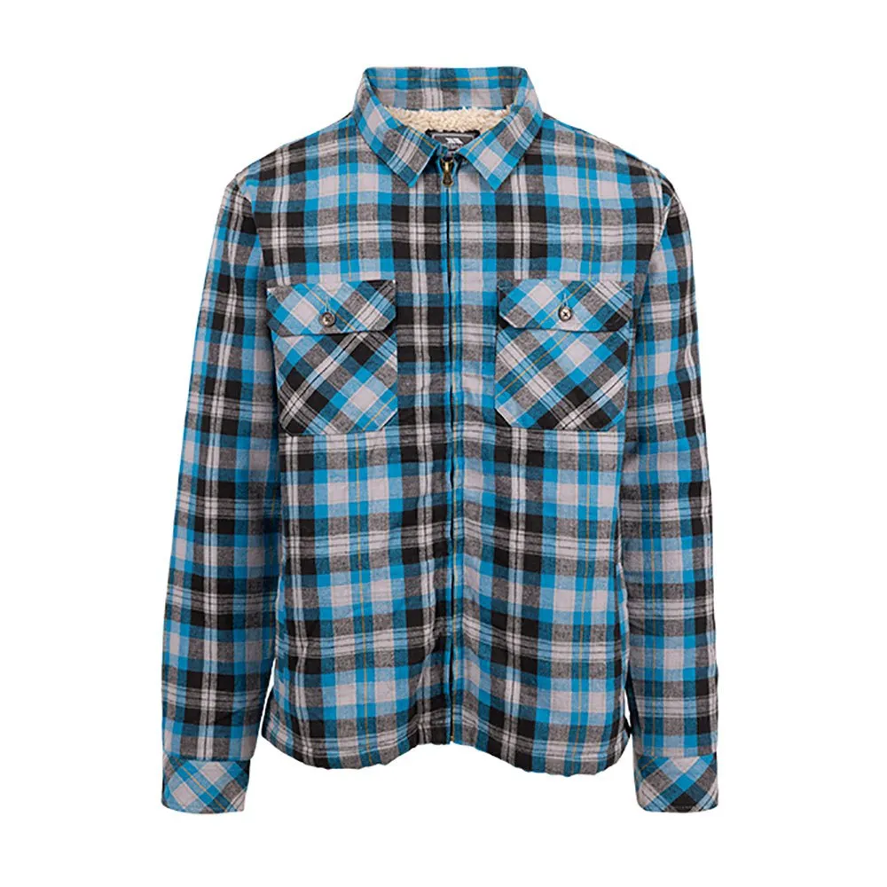 Trespass Danehill Kurzarmhemd, Bondi blue check