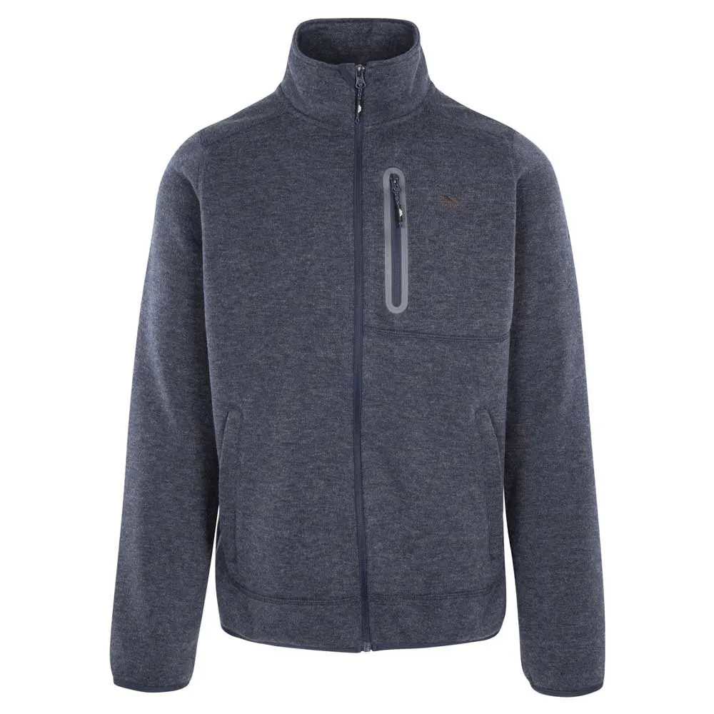 Trespass Farham Fleece Mit Durchgehendem Reißverschluss, Navy melange Trespass Farham Fleece Mit Durchgehendem Reißverschluss, Navy melange