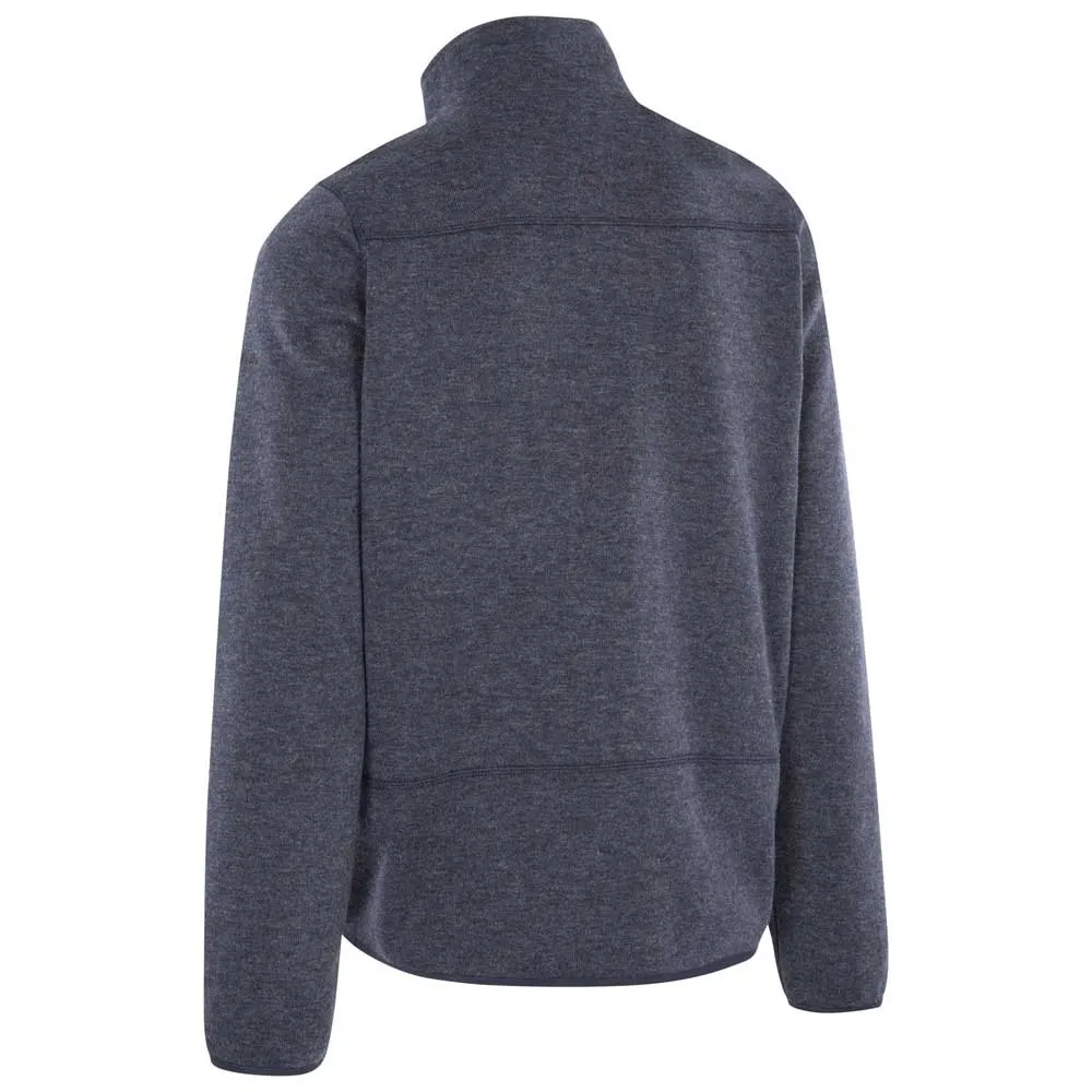 Trespass Farham Fleece Mit Durchgehendem Reißverschluss, Navy melange Trespass Farham Fleece Mit Durchgehendem Reißverschluss, Navy melange