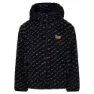 Trespass Frax Fleece Mit Durchgehendem Reißverschluss, Black, 5-6Y