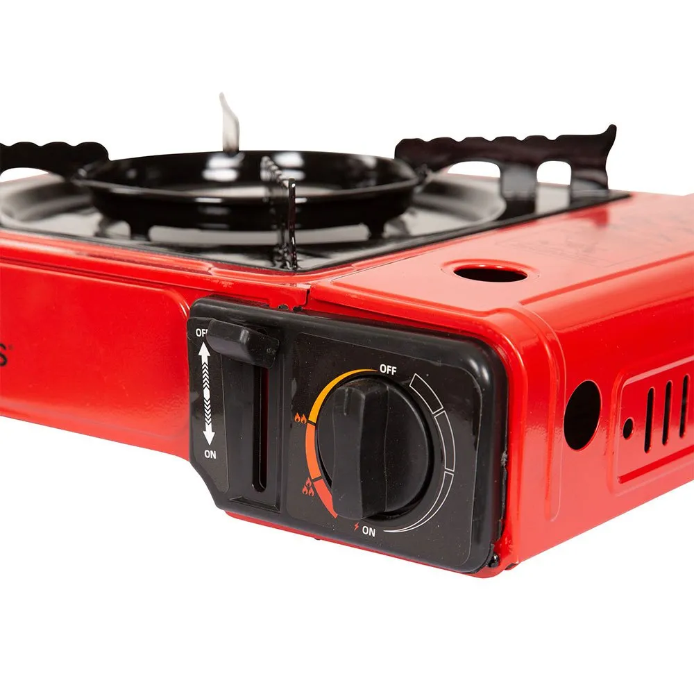 Trespass Gastro Gaskocher Campingküche, Red, One Size Trespass Gastro Gaskocher Campingküche, Red, One Size
