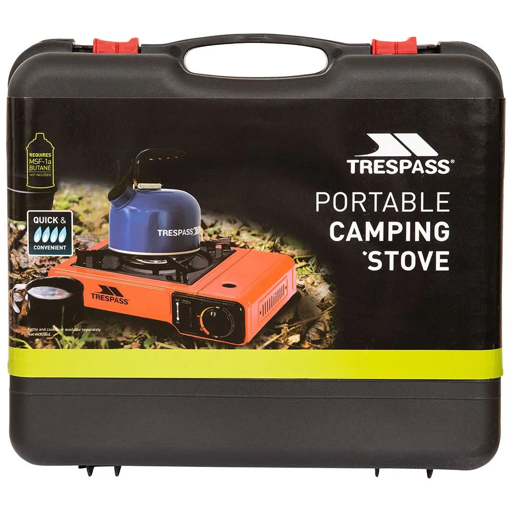 Trespass Gastro Gaskocher Campingküche, Red, One Size Trespass Gastro Gaskocher Campingküche, Red, One Size