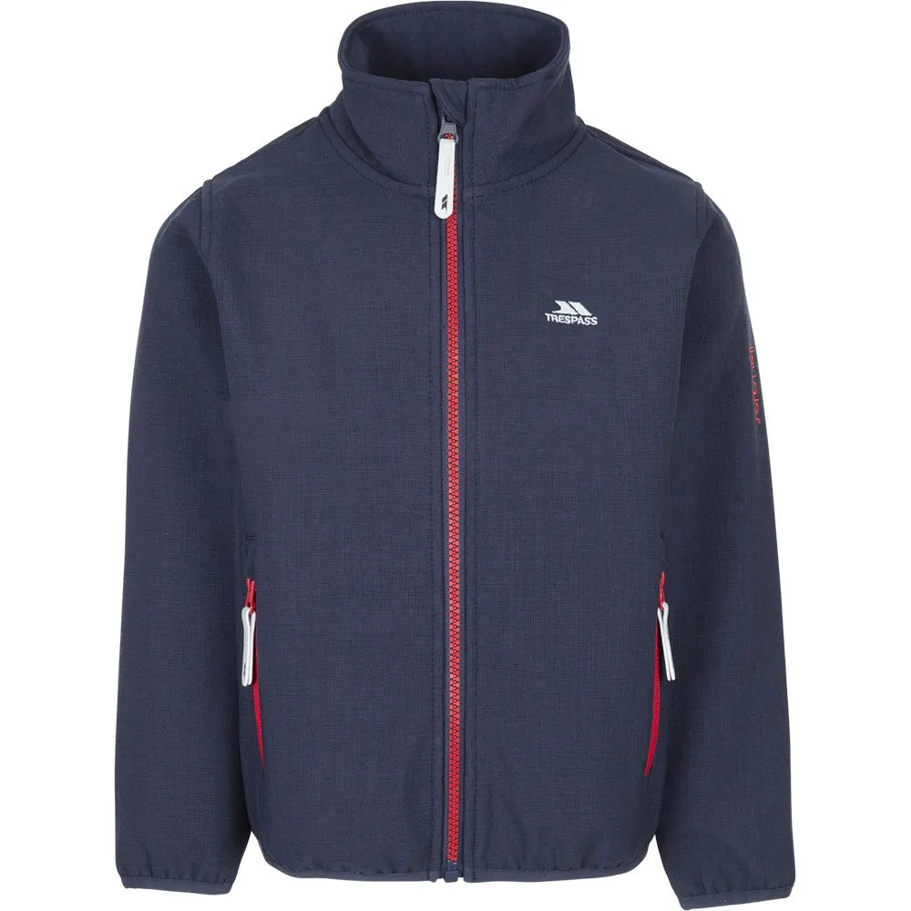 Trespass Heroic Softshelljacke, Navy, 5-6Y