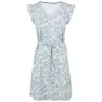 Trespass Holly Kleid, Dusty teal ditsy print
