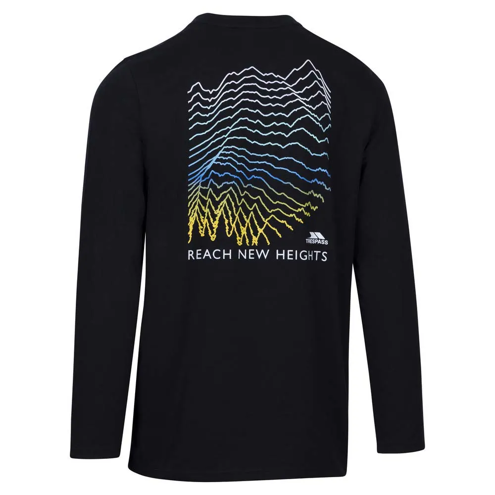 Trespass Howly Langarm-t-shirt, Black